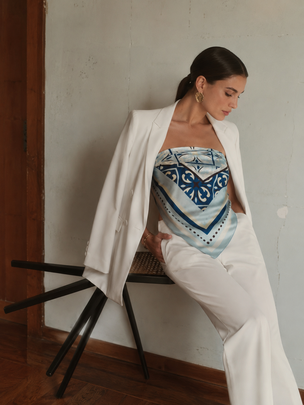 Camille - Foulard 90x90 in 100% seta