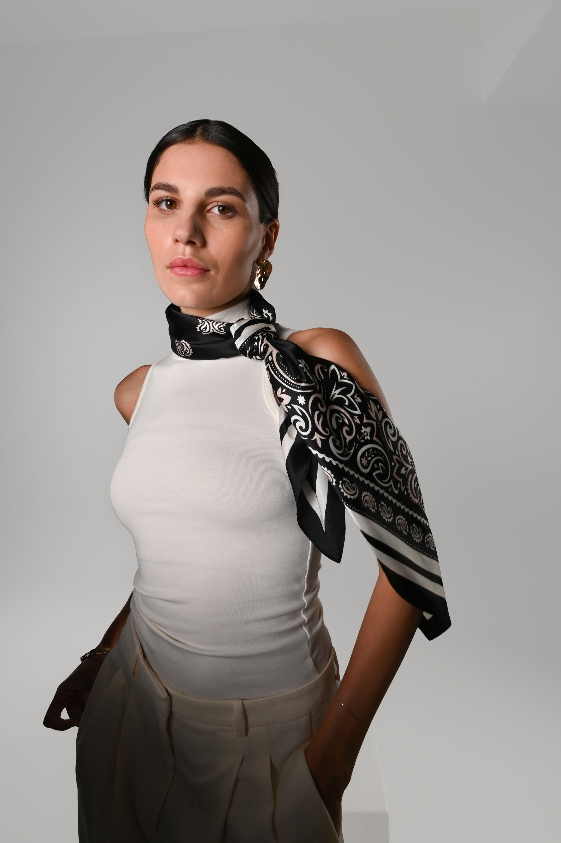 Claire - Foulard 90x90 in 100% seta
