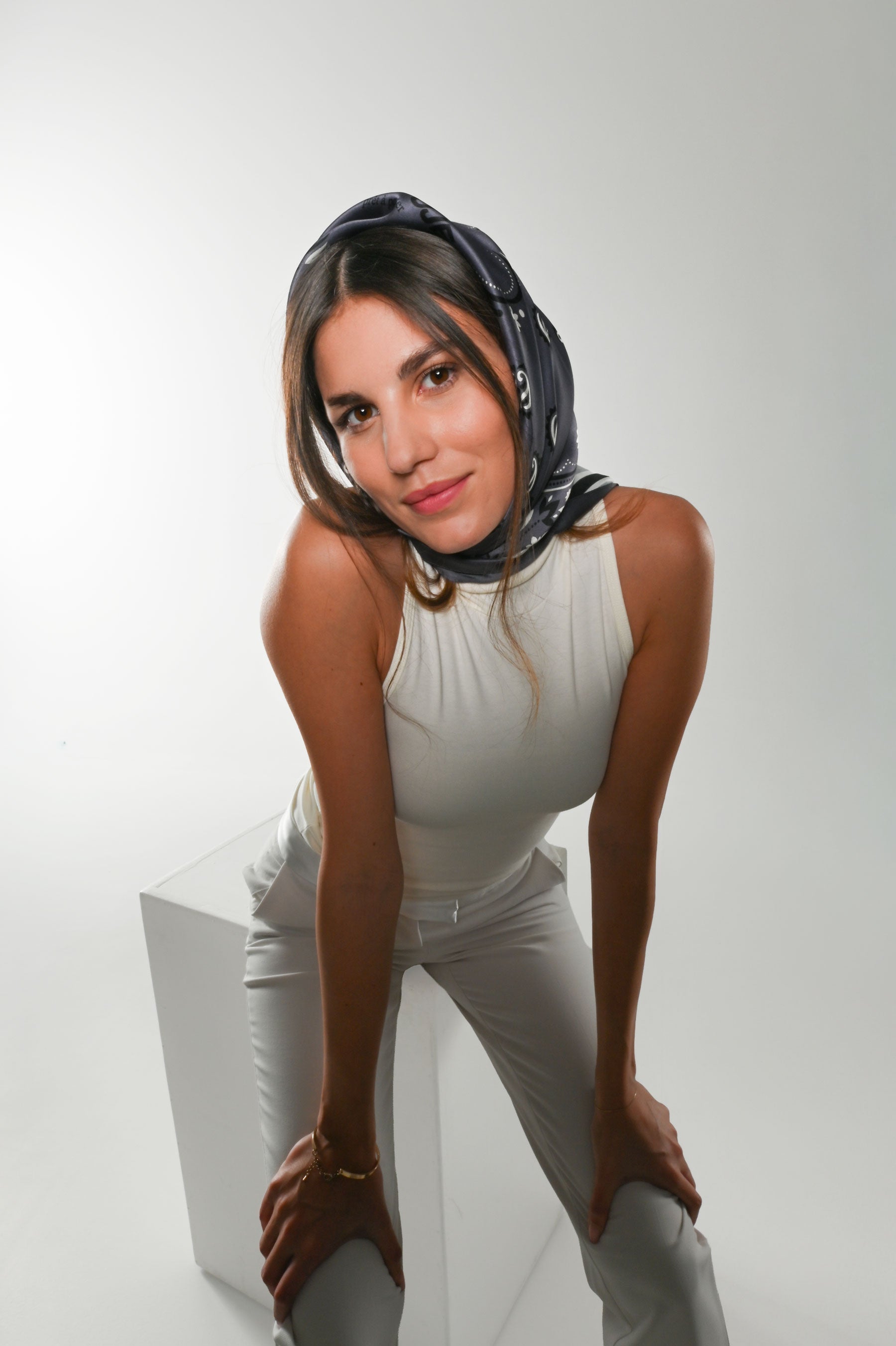 Charlie - Foulard 90x90 in 100% seta