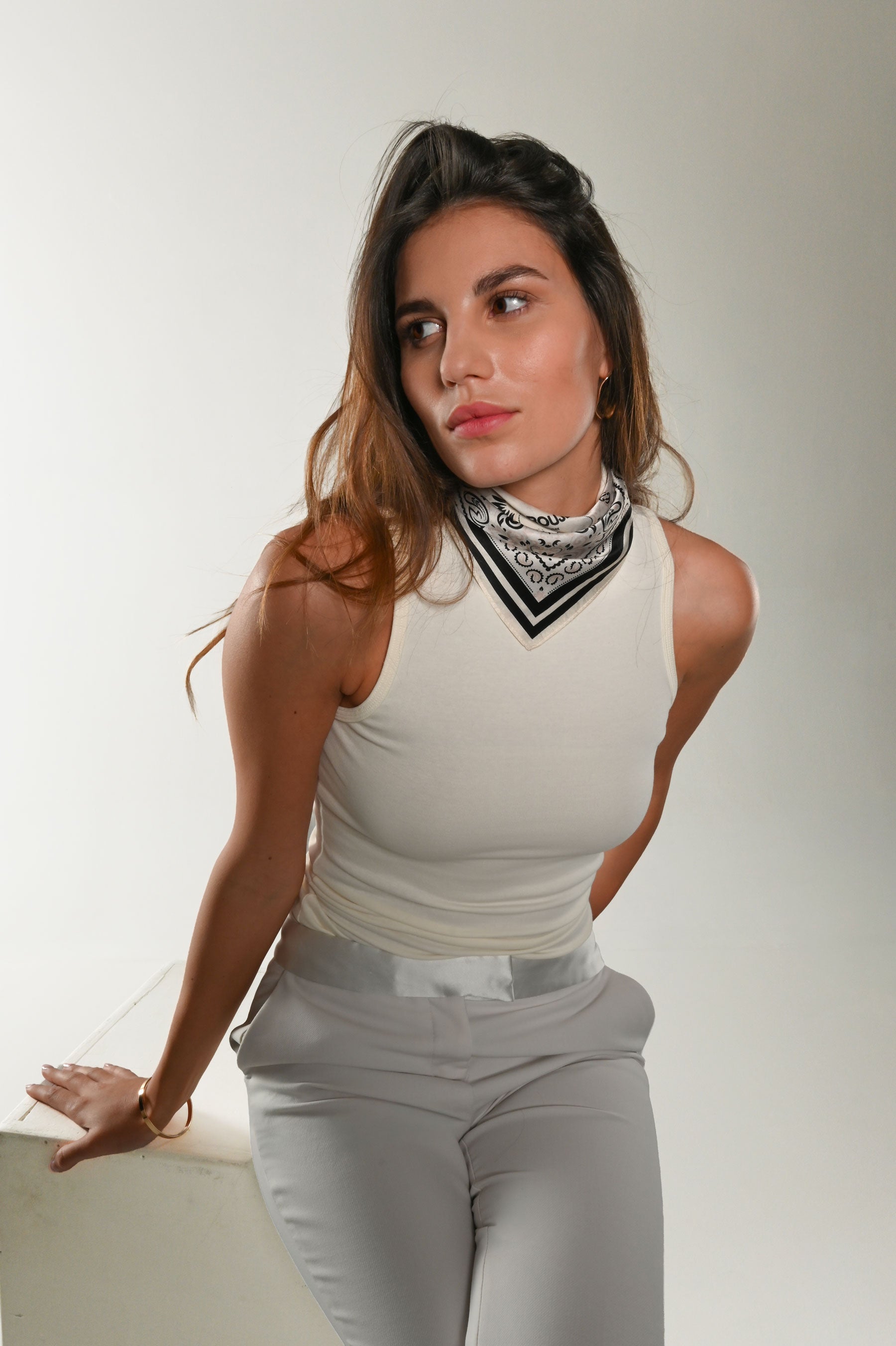 Eva (xs)-Foulard 45x45 in 100% seta