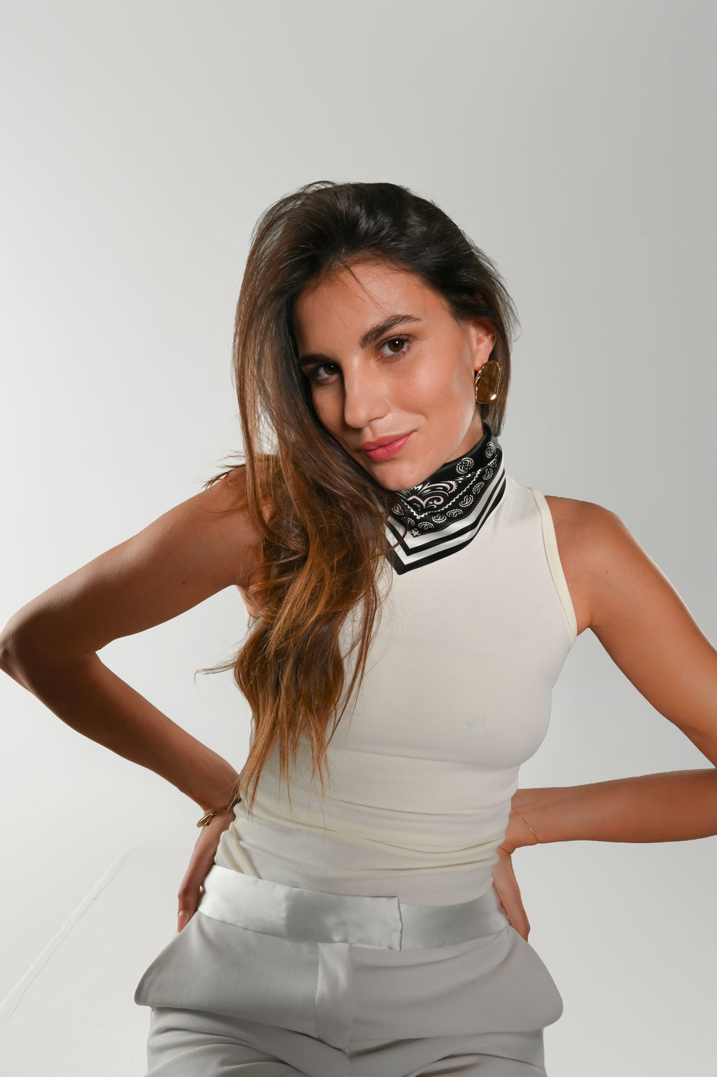 Claire (xs)-Foulard 45x45 in 100% seta