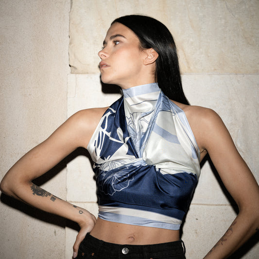 Kim-Foulard 90x90 in 100% seta