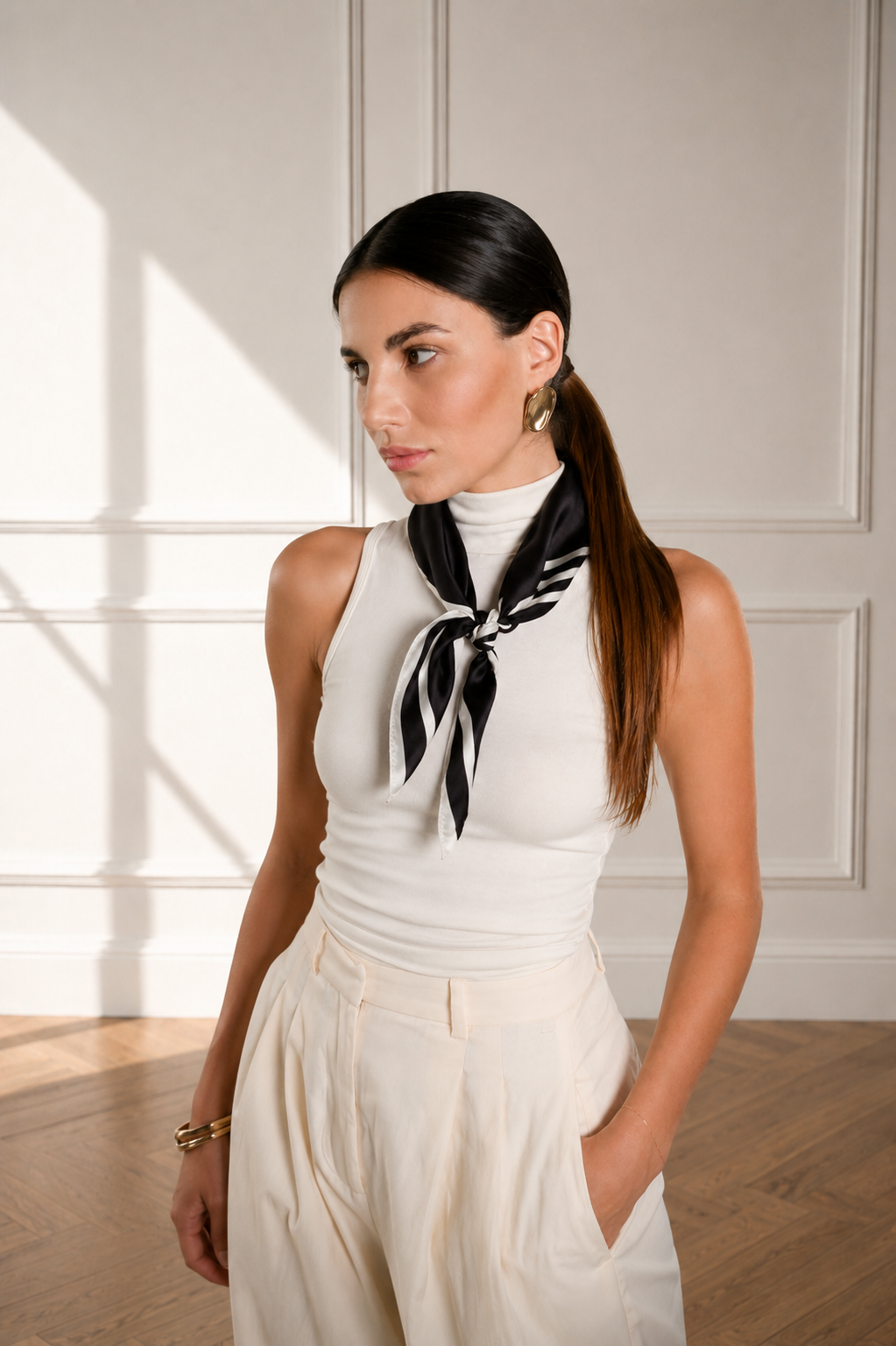 Sonia-Foulard 65x65 in 100% seta