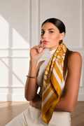 Bella-Foulard 90x90 in 100% seta