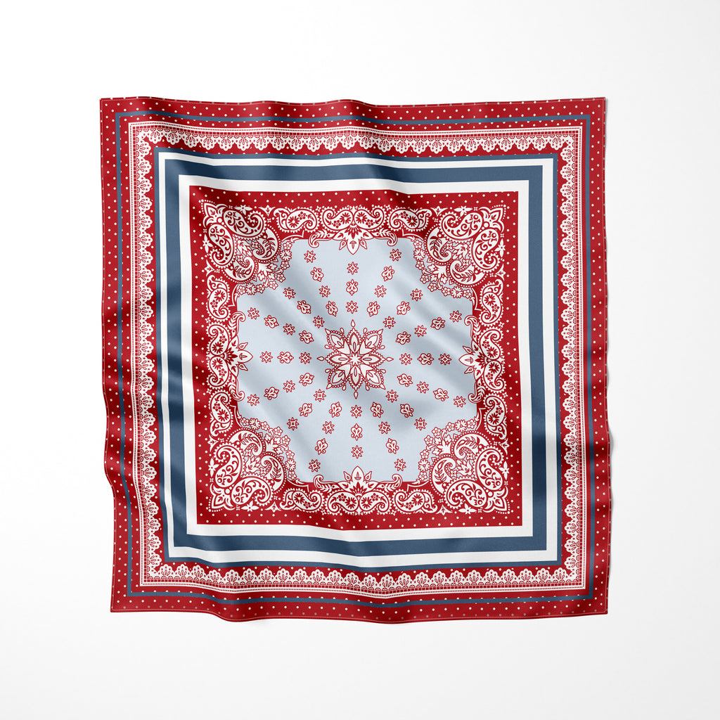 Bianca - Foulard 90x90 in 100% seta