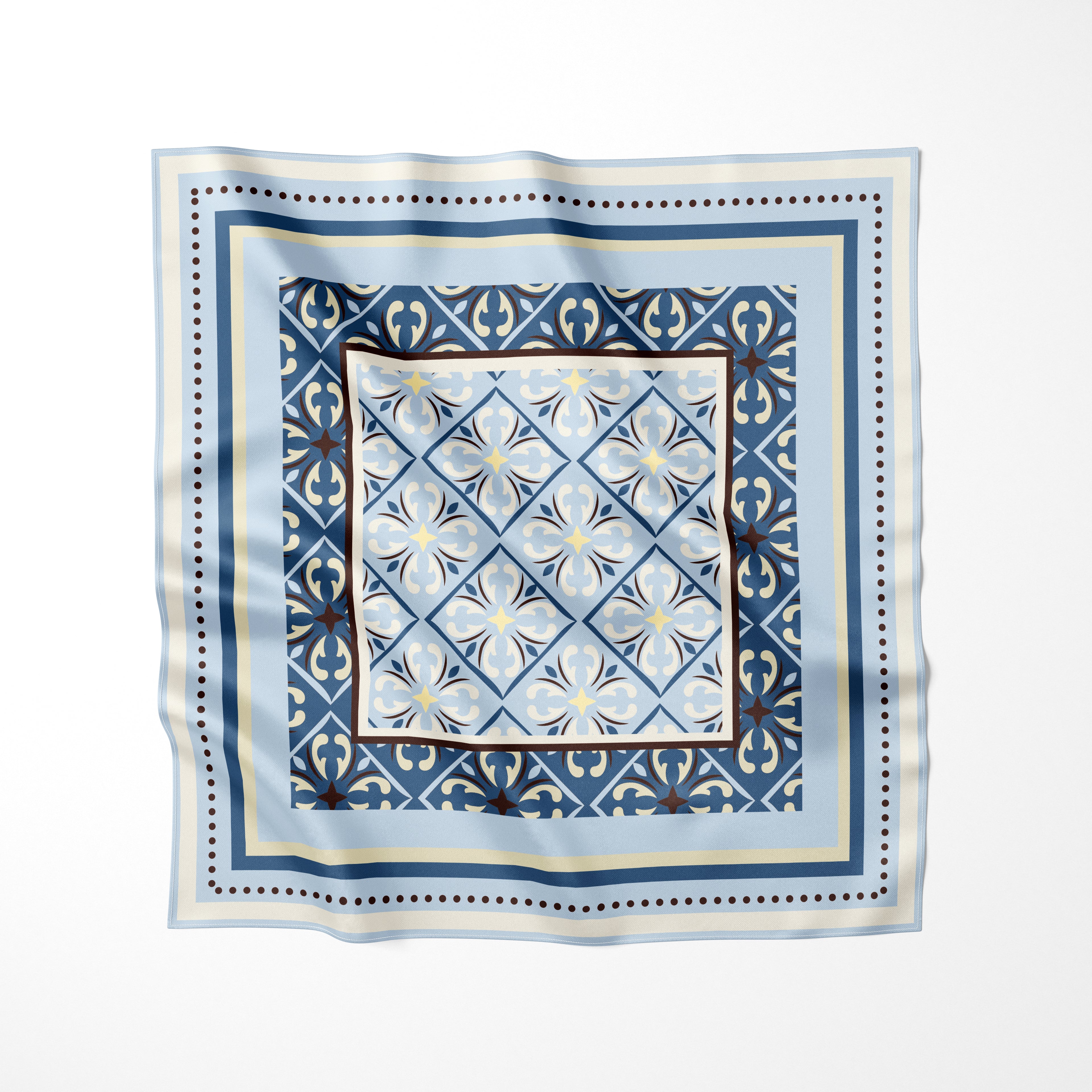 Camille - Foulard 90x90 in 100% seta
