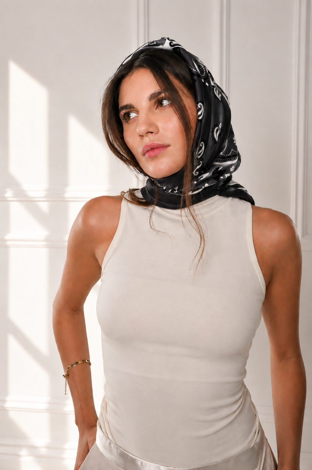 Charlie - Foulard 90x90 in 100% seta