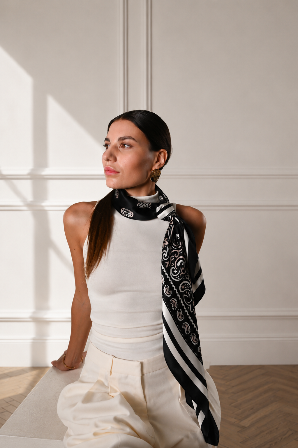 Claire - Foulard 90x90 in 100% seta