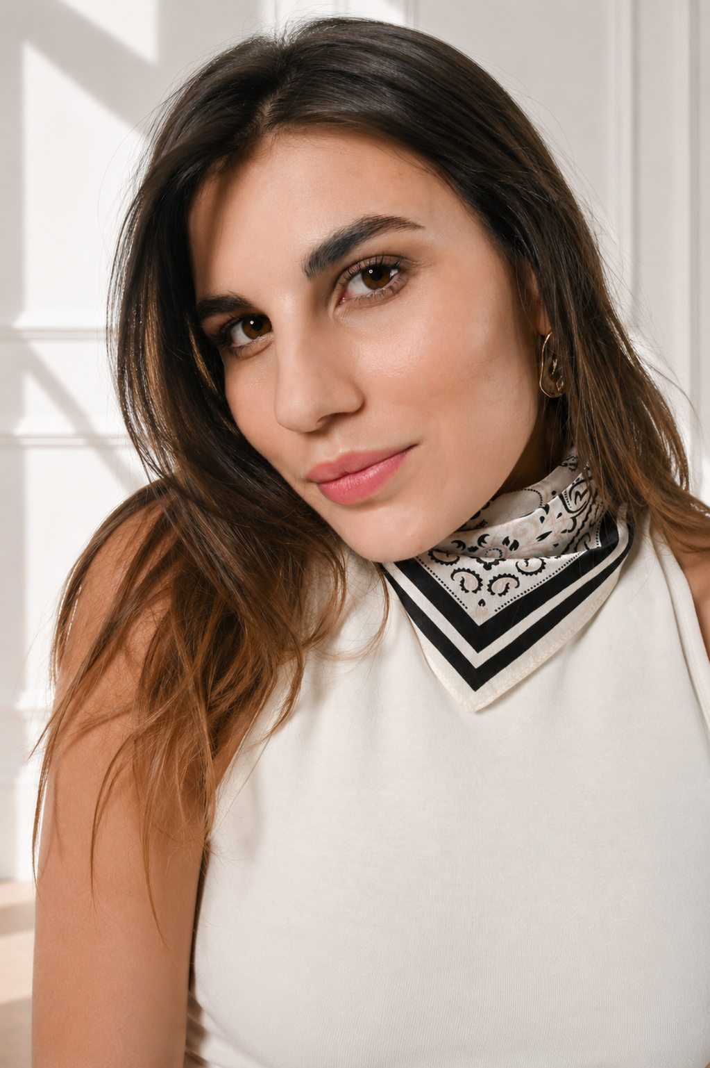 Eva (xs)-Foulard 45x45 in 100% seta