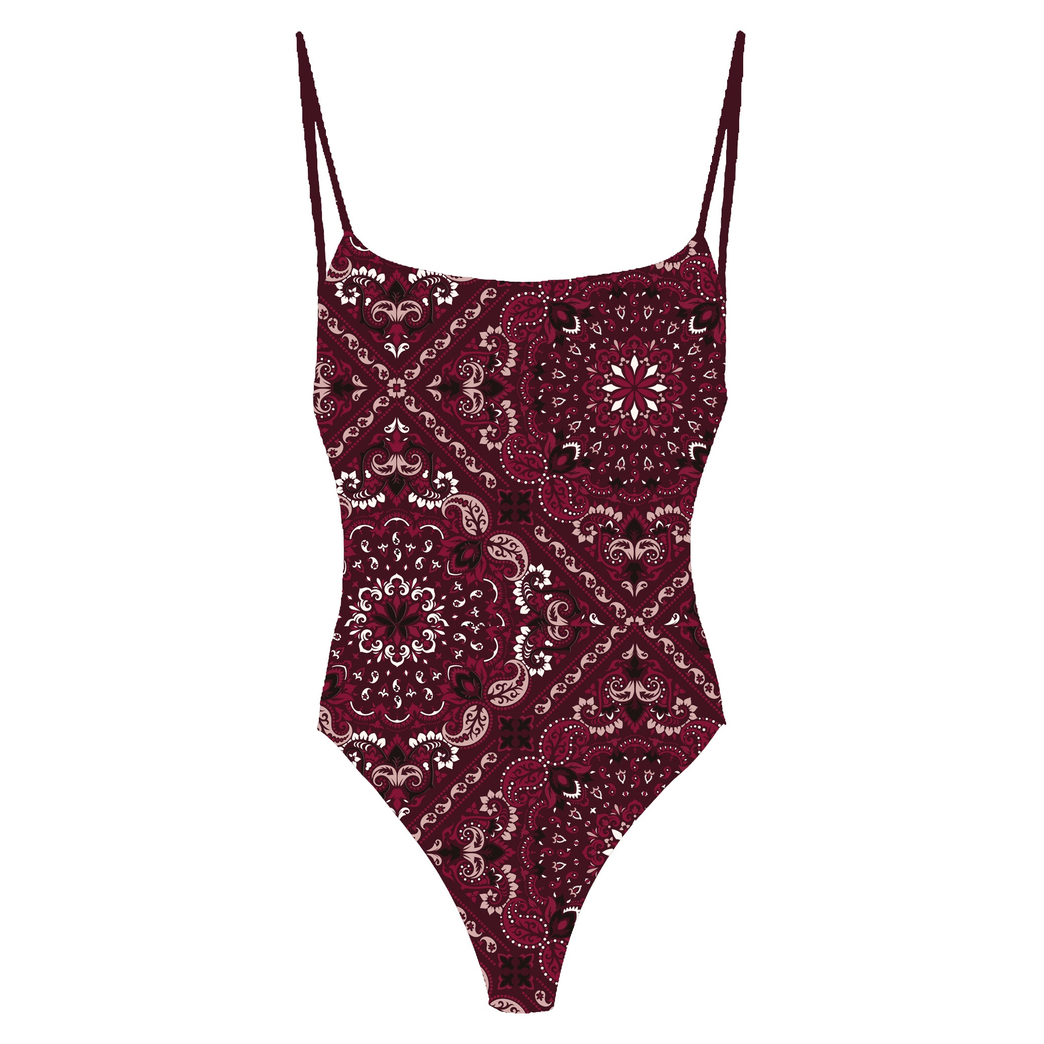 SAINT TROPEZ - Costume intero reversibile fantasia
