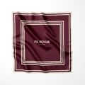 Valerie-Foulard 65x65 in 100% seta
